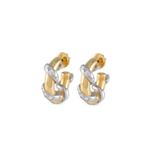Intertwined Hoop Earrings
